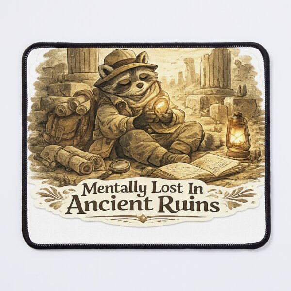 Item preview, Mentally Lost In Ancient Ruins Vintage Archaeology Aesthetic designed and sold by StickyGuys.