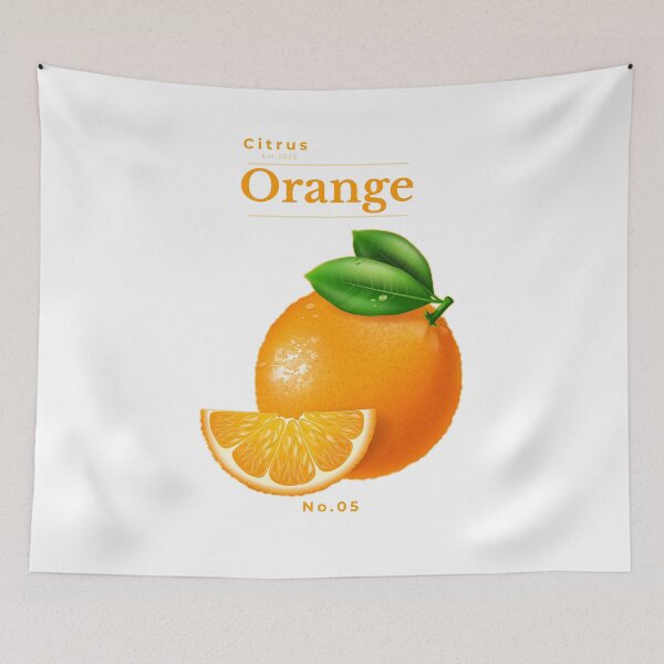 Item preview, Minimal Orange Illustration designed and sold by QuirkyCloud Designs.