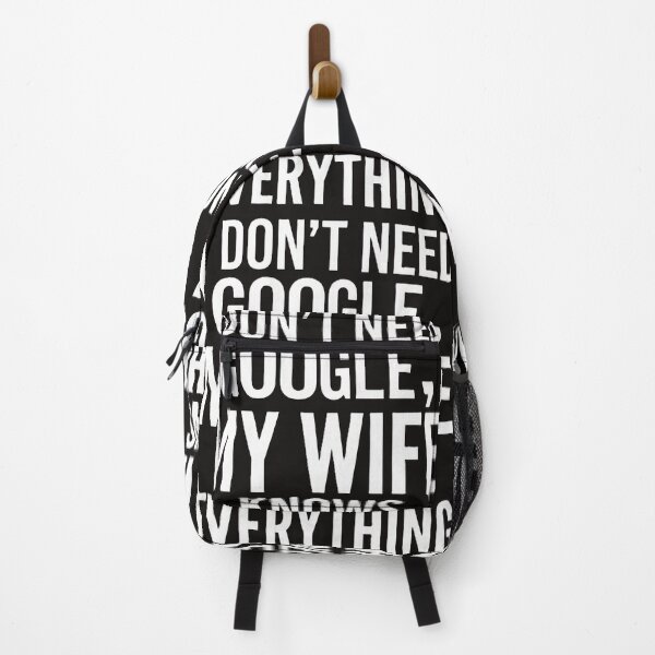 Item preview, I Don’t Need Google My Wife Knows Everything Funny Husband Shirt designed and sold by Prism-Bubble.