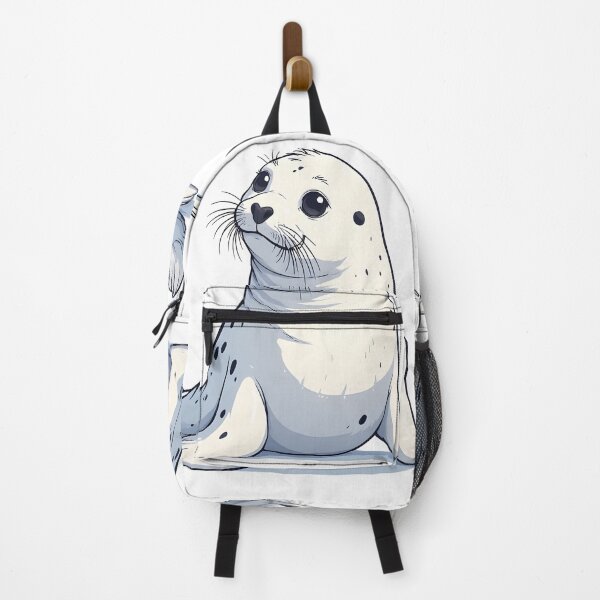 Item preview, Adorable Spotted Baby Seal Character Illustration designed and sold by Karolina’s Cozy Creations.