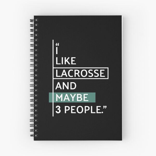 Item preview, I Like Lacrosse and Maybe 3 People designed and sold by MaryAller.