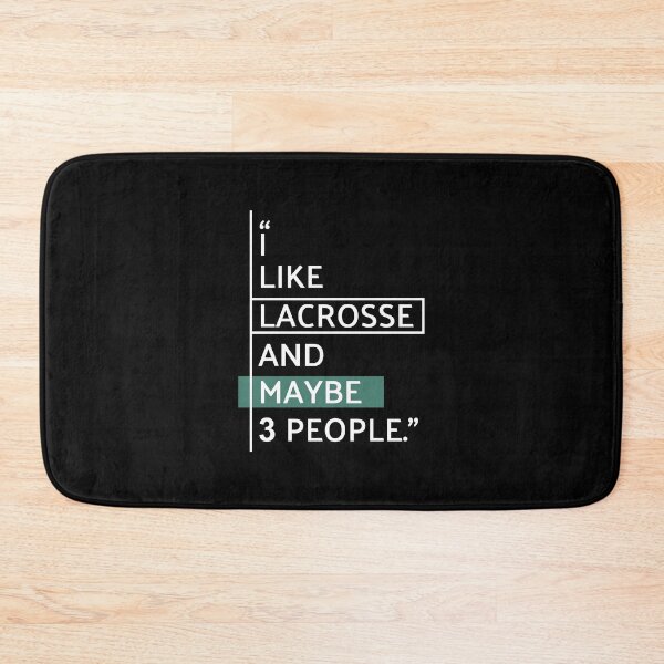 Item preview, I Like Lacrosse and Maybe 3 People designed and sold by MaryAller.