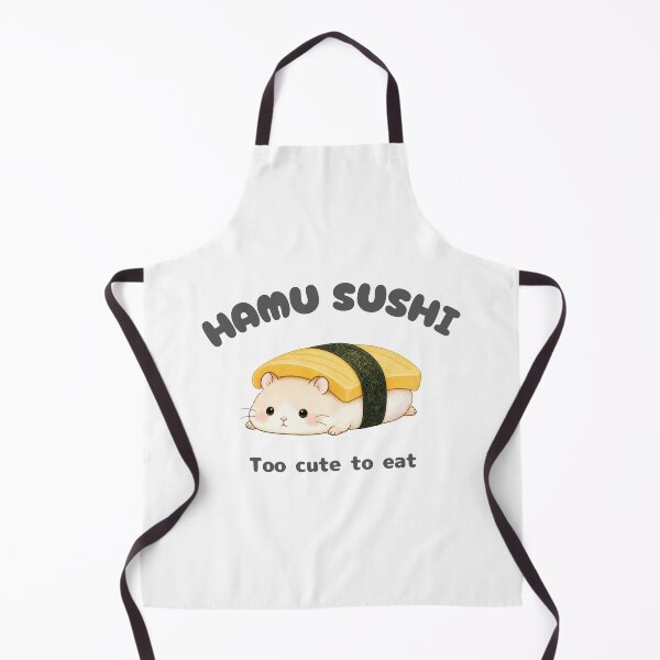 Item preview, Kawaii Hamster Tamago Sushi – Cute Japanese Food Illustration, Soft Aesthetic Animal Art, Adorable Nigiri Design designed and sold by tiny-hamu-life.