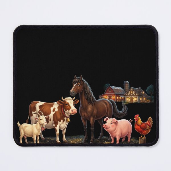 Item preview, Country Farm Life Animals - Rustic Barnyard Scene designed and sold by Laaltex.