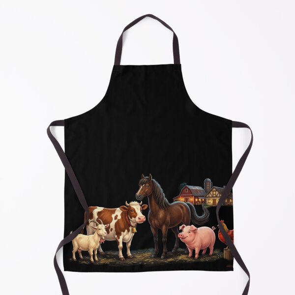 Item preview, Country Farm Life Animals - Rustic Barnyard Scene designed and sold by Laaltex.