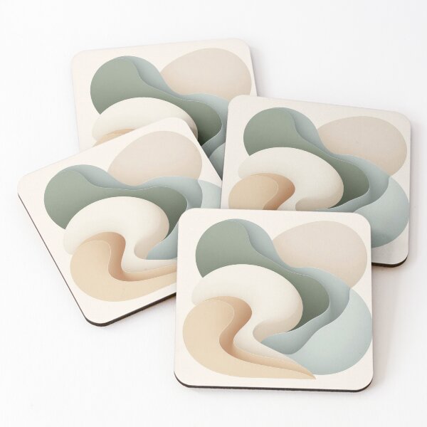 Item preview, Organic Flow – Abstract Earth Tone Design designed and sold by Dogandesighn.