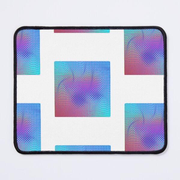 Item preview, Abstract Flowing Wave Polka Pattern – Neon Gradient Optical Illusion Modern Art Design designed and sold by A-R Digital Designs.