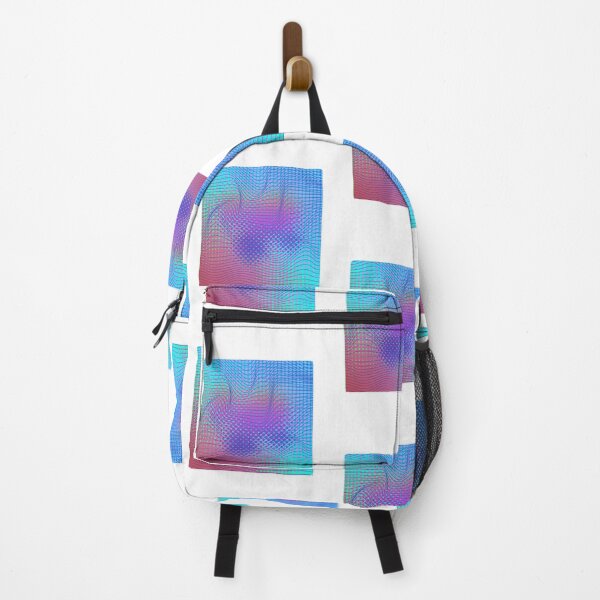 Item preview, Abstract Flowing Wave Polka Pattern – Neon Gradient Optical Illusion Modern Art Design designed and sold by A-R Digital Designs.