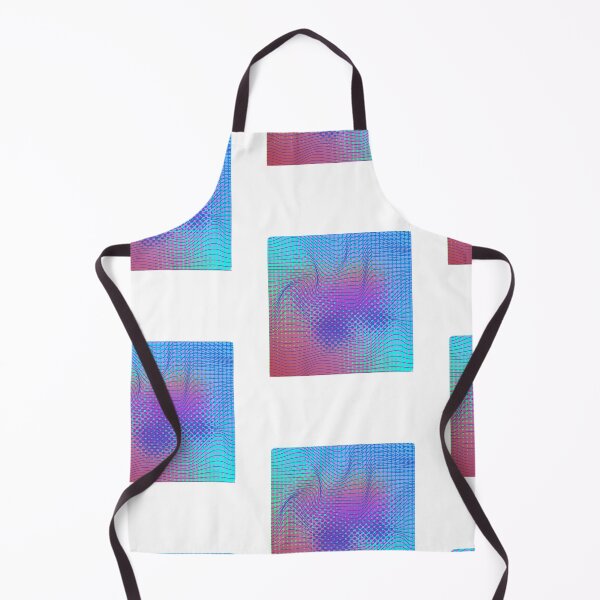 Item preview, Abstract Flowing Wave Polka Pattern – Neon Gradient Optical Illusion Modern Art Design designed and sold by A-R Digital Designs.