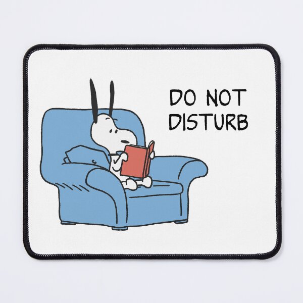 Item preview, No molestar... Snoopy está leyendo designed and sold by liveawhimsylife.