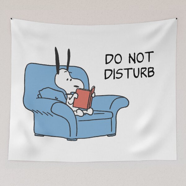 Item preview, do not disturb... snoopy is reading designed and sold by liveawhimsylife.