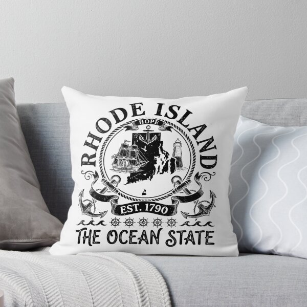 Item preview, Vintage Rhode Island The Ocean State Retro Map designed and sold by ironicmuscle.