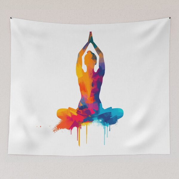 Item preview, Yoga: Multicolored Energy & Harmony designed and sold by montaodujour.