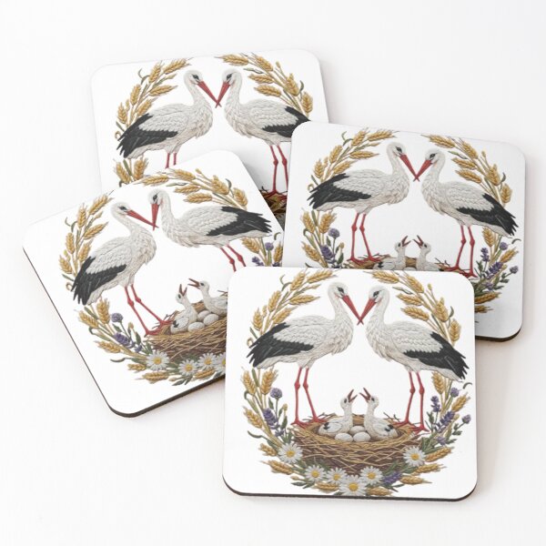 Item preview, Stork Family Nest Harmony designed and sold by Khatumeye.