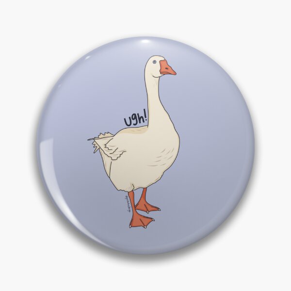 Item preview, Silly Goose Mood Series: ‘Ugh!’ (Annoyed Goose) designed and sold by YesButNo Design.