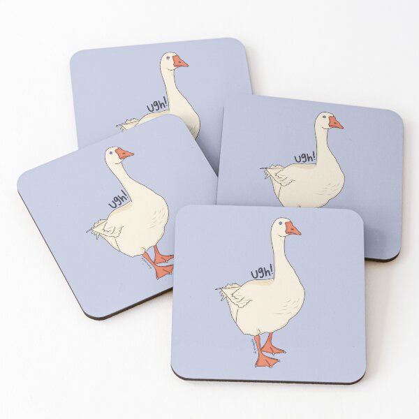 Item preview, Silly Goose Mood Series: ‘Ugh!’ (Annoyed Goose) designed and sold by YesButNo Design.
