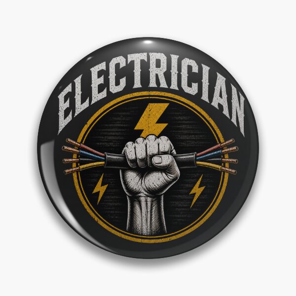 Item preview, Electrician Power Fist Shirt Minimal Electrician Graphic Tee designed and sold by Drip5.