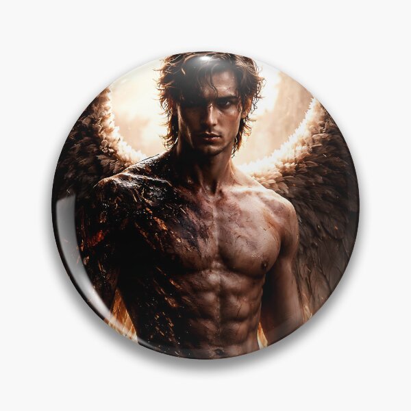 Item preview, Fallen Angel – Dark Fantasy Warrior with Burning Wings designed and sold by thor81pl.