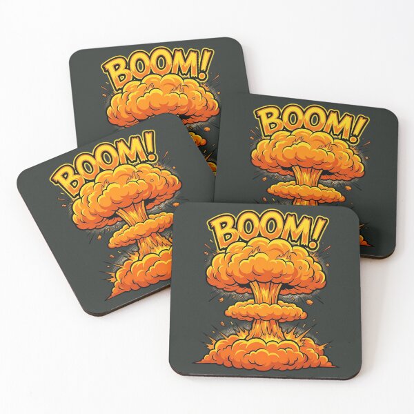 Item preview, Retro Comic Explosion Mushroom Cloud designed and sold by Rohan132.