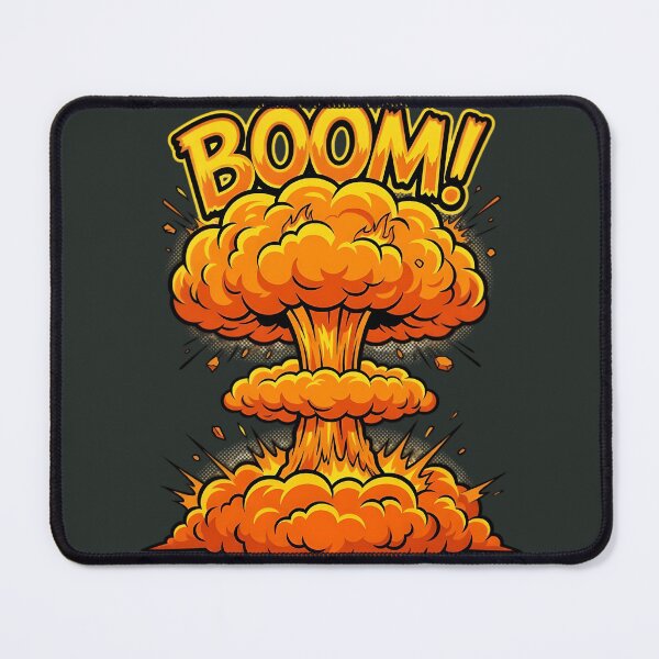 Item preview, Retro Comic Explosion Mushroom Cloud designed and sold by Rohan132.