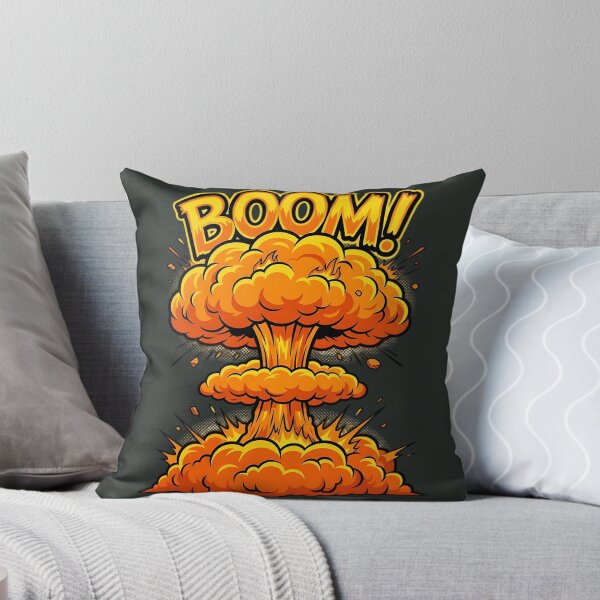 Item preview, Retro Comic Explosion Mushroom Cloud designed and sold by Rohan132.