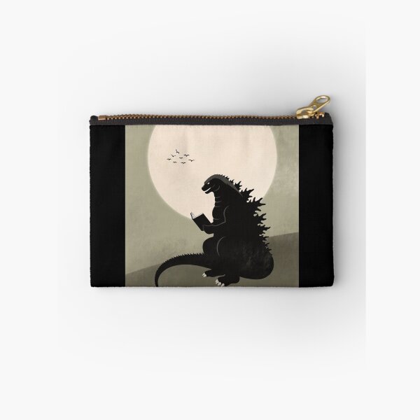 Item preview, Godzilla Reading a Book | Minimalist Japandi Wall Art | Kaiju Book Lover designed and sold by Syrupulse.