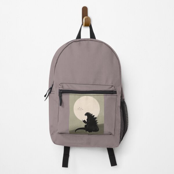 Item preview, Godzilla Reading a Book | Minimalist Japandi Wall Art | Kaiju Book Lover designed and sold by Syrupulse.