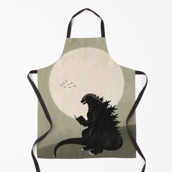 Item preview, Godzilla Reading a Book | Minimalist Japandi Wall Art | Kaiju Book Lover designed and sold by Syrupulse.