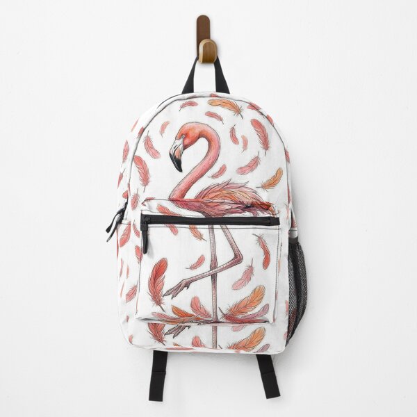 Item preview, Flamingo and feathers designed and sold by snoWorkshop.