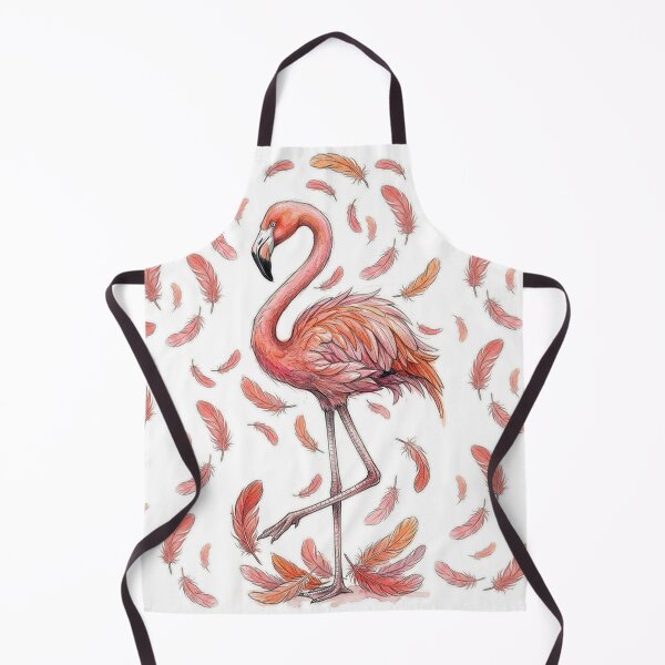Item preview, Flamingo and feathers designed and sold by snoWorkshop.