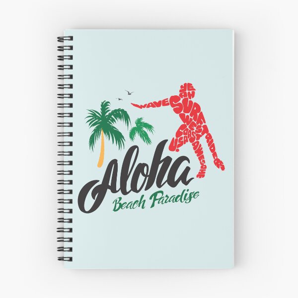 Item preview, Aloha Beach Paradise - Retro Surf Typography Art designed and sold by PACS0011.