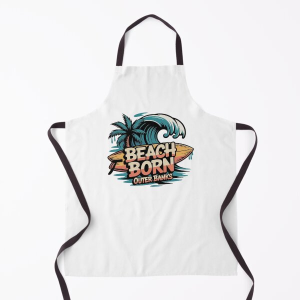 Item preview, Beach Born Outer Banks – Retro Surf Beach North Carolina Coastal Vibes Design designed and sold by Cool-cat-art.