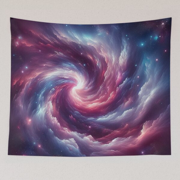 Item preview, Cosmic Spiral – Abstract Galaxy Art designed and sold by Dogandesighn.