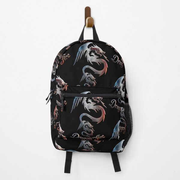 Item preview, Dragon Fire Metallic Design | Fiery Dragon Art | Fantasy Tribal Dragon | Cool Dragon Aesthetic Sticker designed and sold by Bhaskar Digital Art.