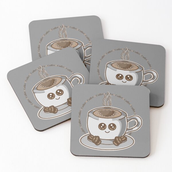 Item preview, Cute Kawaii Coffee Cup – Coffee Lover Design designed and sold by Sanches Studio.