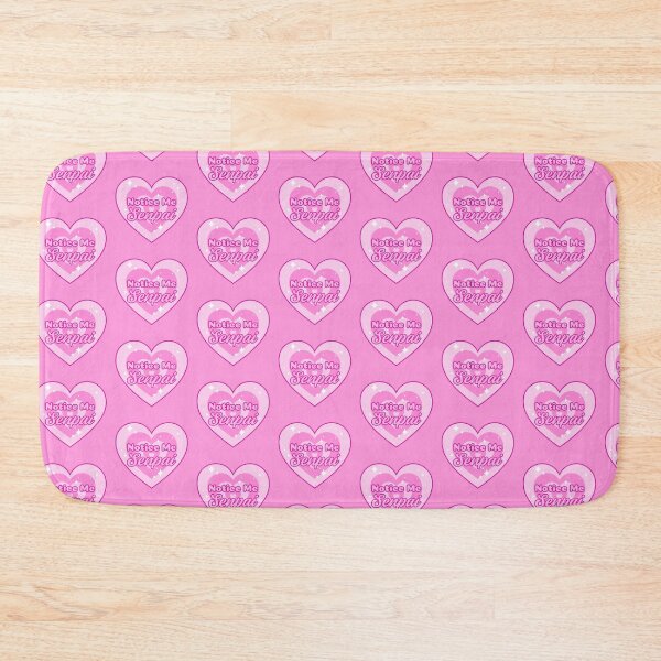 Item preview, Notice me Senpai Pink designed and sold by LittleLinenKitten.
