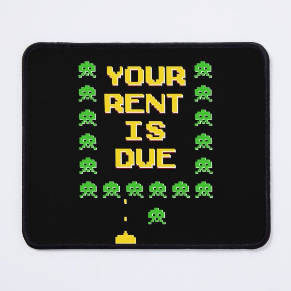 Item preview, Rent is due - invaders designed and sold by DomDrawsThings.