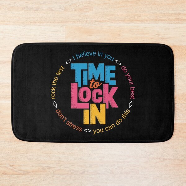 Item preview, Test Day State Testing Time To Lock In designed and sold by Millsoft.