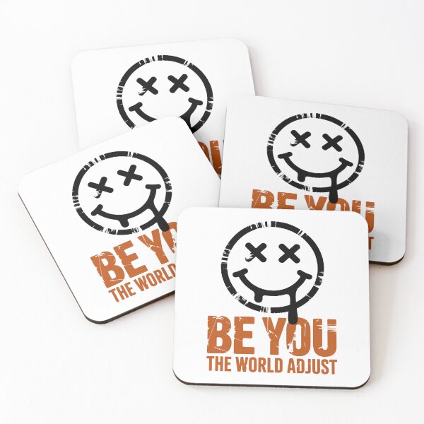 Item preview, Be You The World Adjust – Edgy Smiley Grunge Typography Design designed and sold by TipTop GFX.