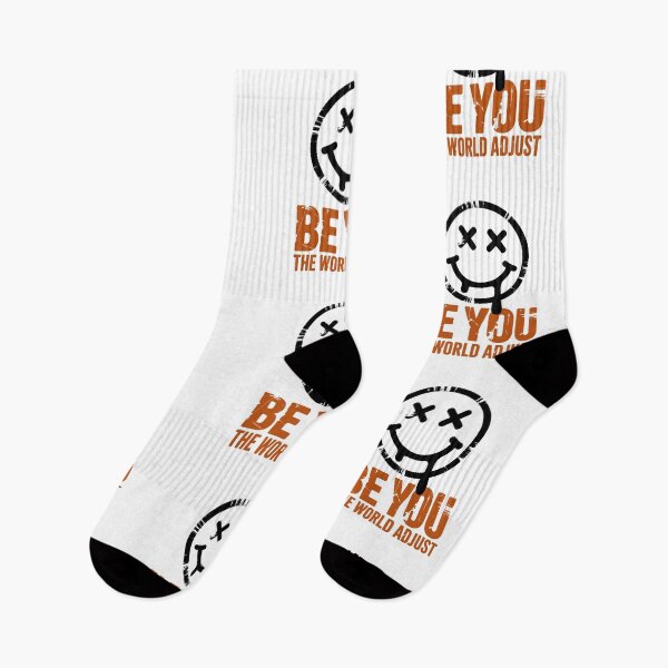 Item preview, Be You The World Adjust – Edgy Smiley Grunge Typography Design designed and sold by TipTop GFX.