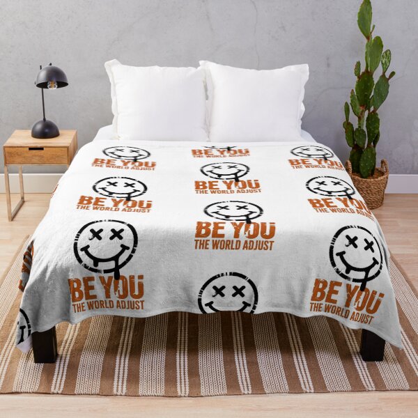 Item preview, Be You The World Adjust – Edgy Smiley Grunge Typography Design designed and sold by TipTop GFX.