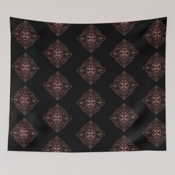Item preview, Diamond Lace - Black and Pink designed and sold by MelnDesign.