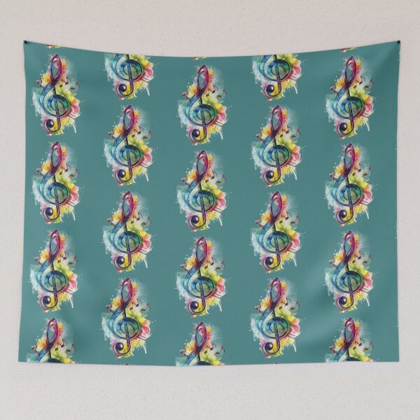 Item preview, Rainbow Music Note Design designed and sold by Style-InkPulse.