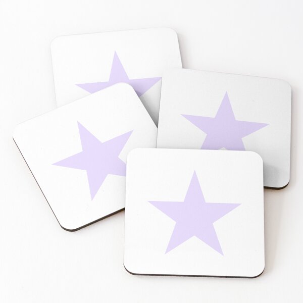 Item preview, Single LILAC STAR on a WHITE Background designed and sold by RachelMacht.