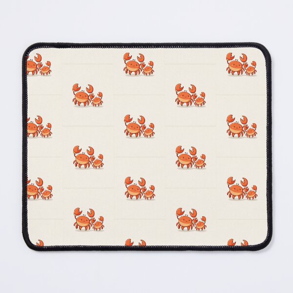 Item preview, Cute Crab Family Cartoon Mother and Baby Minimal Illustration designed and sold by onubi.
