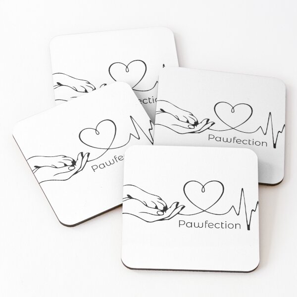 Item preview, One-Line-Art Pawfection - Hand in Paw designed and sold by Pfotenfaden.