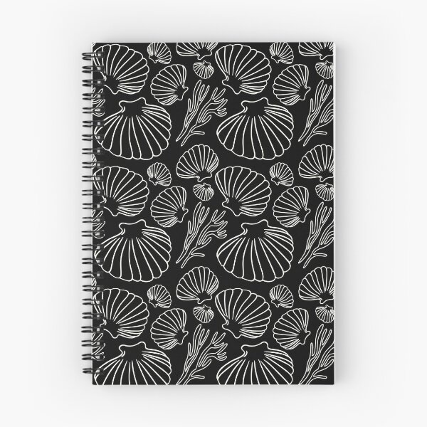 Item preview, Dark Seashell Starfish Ocean Pattern designed and sold by Anastasiia Yurevych.
