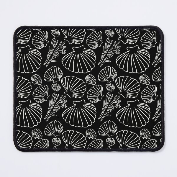 Item preview, Dark Seashell Starfish Ocean Pattern designed and sold by Anastasiia Yurevych.