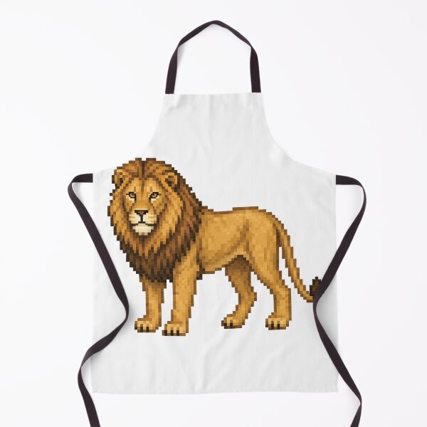 Item preview, Pixelated Lion designed and sold by Stickers void.