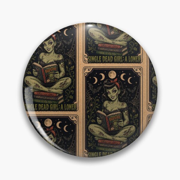 Item preview, Zombie pin up reader designed and sold by Emmaloo123.